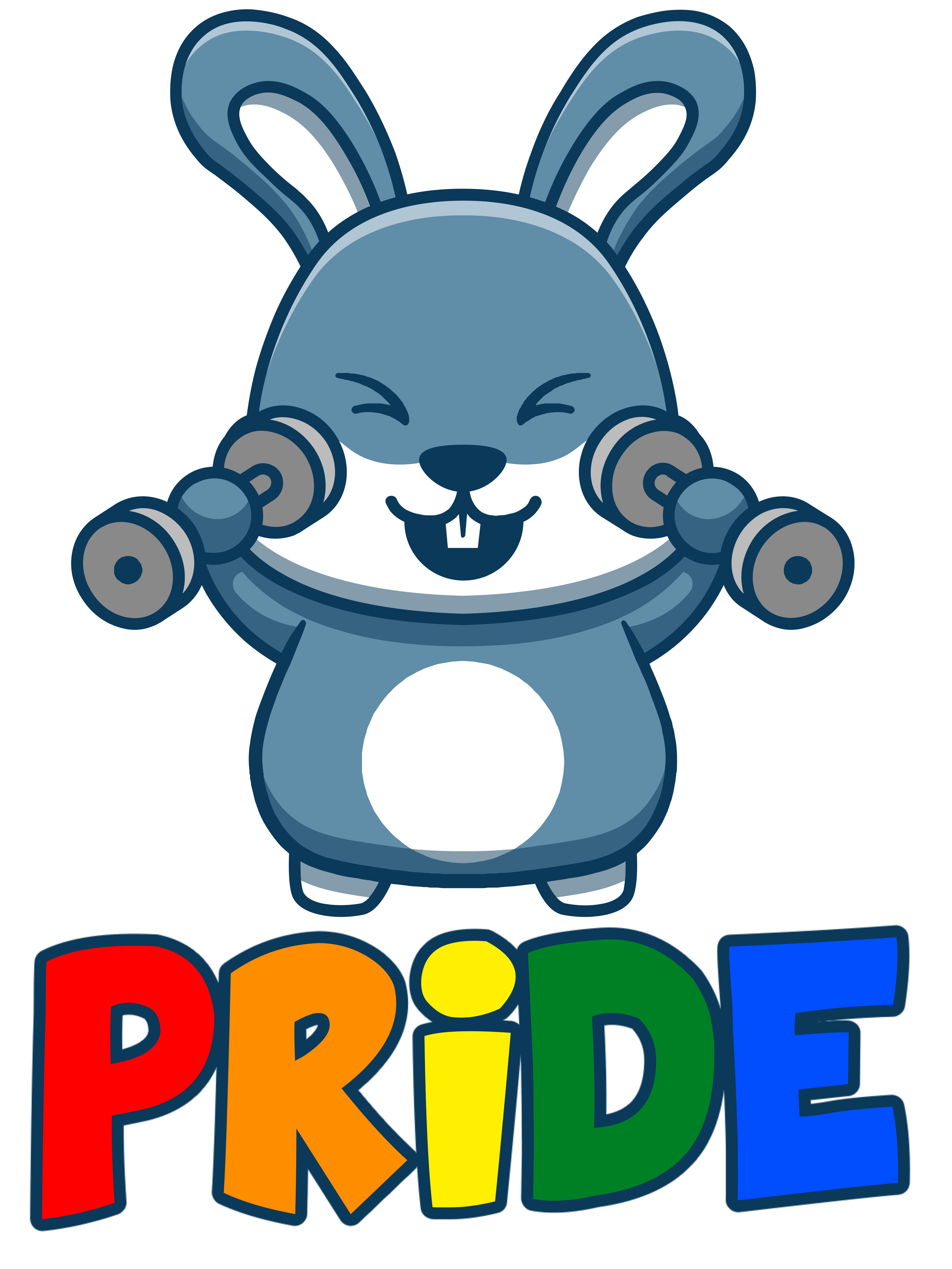 Gym Bunny Pride Icon